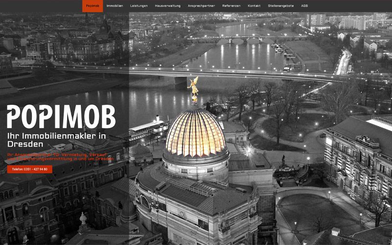 Webdesign Popimob